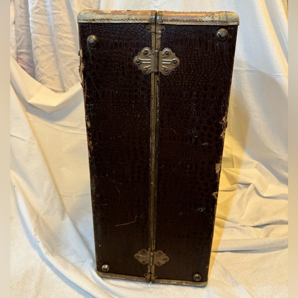 Vintage1950s Samsonite Streamlite Shwayder bros alligator embossed hard suitcase - Picture 15 of 16